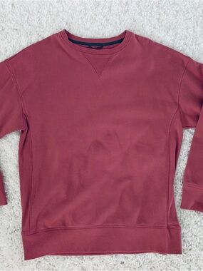 Women Crewneck Sweatshirt - Burgundy